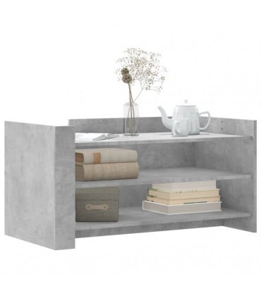 vidaXL Coffee Table Concrete Grey 100x50x50 cm Engineered Wood