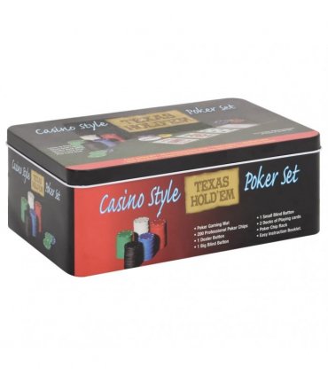 vidaXL Poker Chip Set 200 pcs 4 g