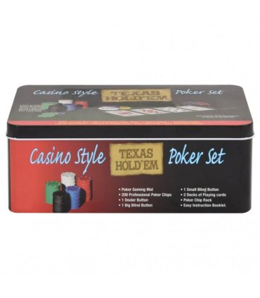 vidaXL Poker Chip Set 200 pcs 4 g