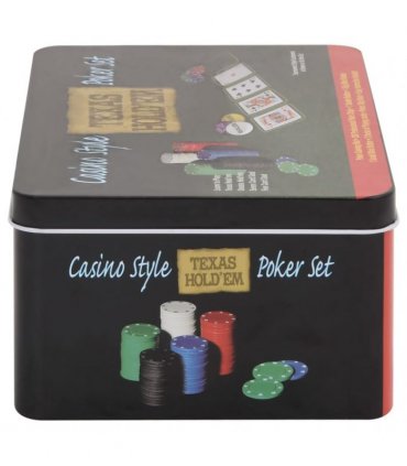 vidaXL Poker Chip Set 200 pcs 4 g