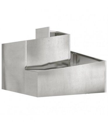 vidaXL Garden Planter Silver 60 x 60 x 50 cm Galvanised Steel