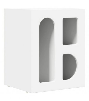 vidaXL Bedside Table ELST 2 pcs White 40 x 35 x 50 cm Engineered Wood