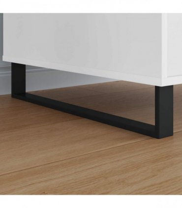 vidaXL Furniture Feet 12 pcs Black 546 x 40.5 x 100 mm Iron