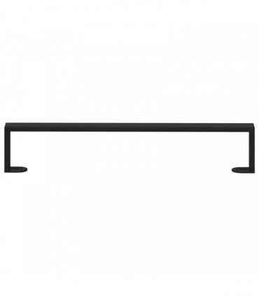vidaXL Furniture Feet 12 pcs Black 546 x 40.5 x 100 mm Iron