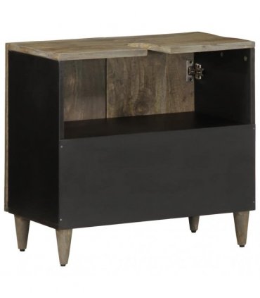 vidaXL Bathroom Sink Cabinet 62x33x58 cm Solid Wood Mango