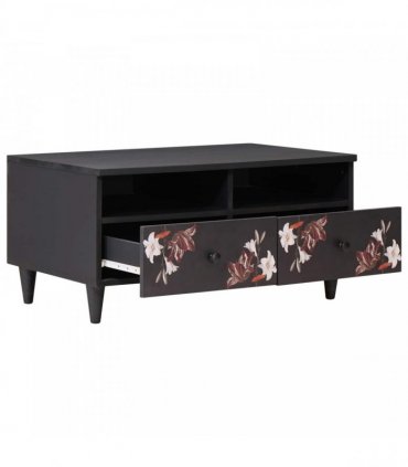 vidaXL Coffee Table Multicolour 80 x 54 x 40 cm Solid Mango Wood