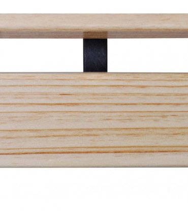 vidaXL Garden Bench | Bronze and Wood | Wood and Iron | 84 cm