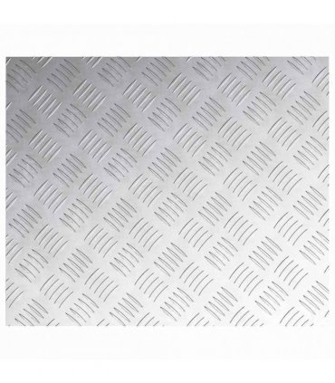 vidaXL Stair Tread Rectangular 4 pcs Silver 60 x 50 cm Aluminium