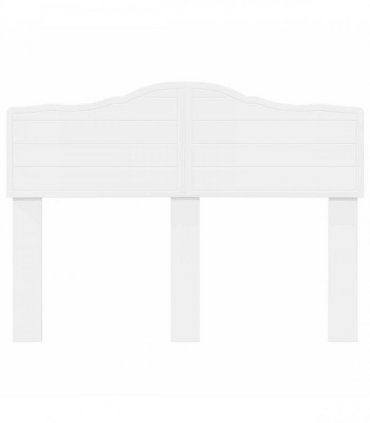 vidaXL Headboard White Engineered wood