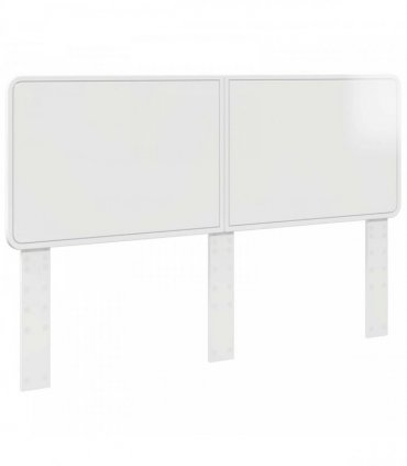 vidaXL Headboard Gloss White Engineered wood