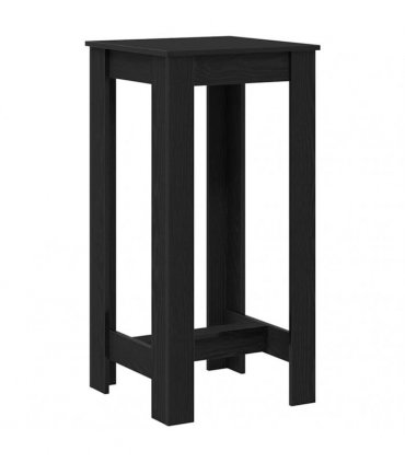 vidaXL Bar Table Black Oak 51 x 50 x 103.5 cm Engineered Wood