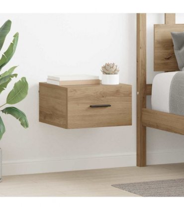 vidaXL Bedside Cabinet Artisan oak 35 x 35 x 20 cm Engineered wood