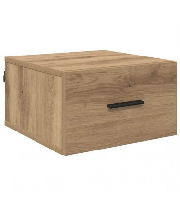 vidaXL Bedside Cabinet Artisan oak 35 x 35 x 20 cm Engineered wood