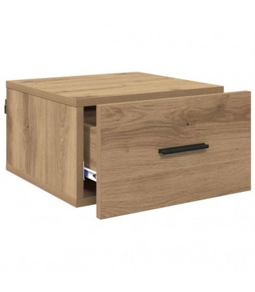 vidaXL Bedside Cabinet Artisan oak 35 x 35 x 20 cm Engineered wood