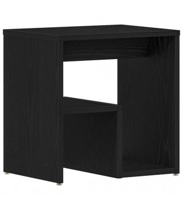vidaXL Bedside Cabinet Black oak 40 x 30 x 40 cm Engineered wood