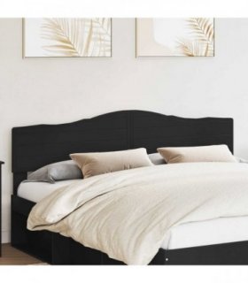 vidaXL Headboard Black Oak Engineered wood