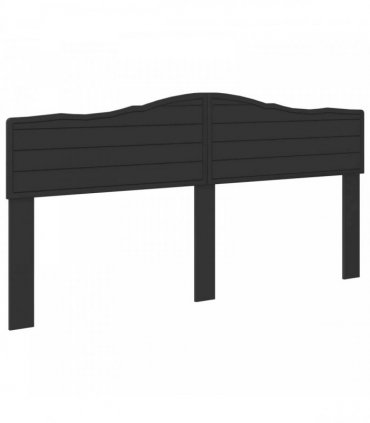 vidaXL Headboard Black Oak Engineered wood