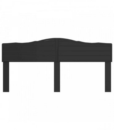 vidaXL Headboard Black Oak Engineered wood