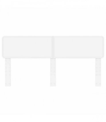 vidaXL Headboard White Engineered wood
