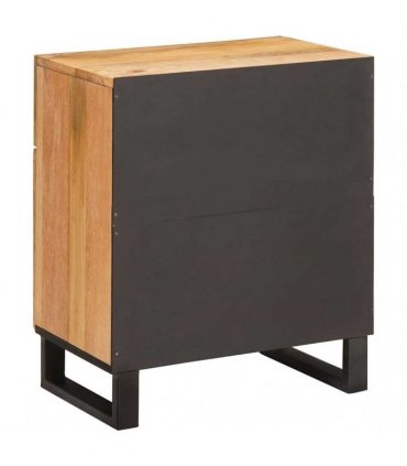 vidaXL Bedside Cabinet Natural 50 x 33 x 60 cm Solid Mango Wood