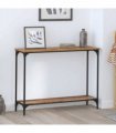 vidaXL Console Table Old wood 101 x 30.5 x 75 cm Engineered wood