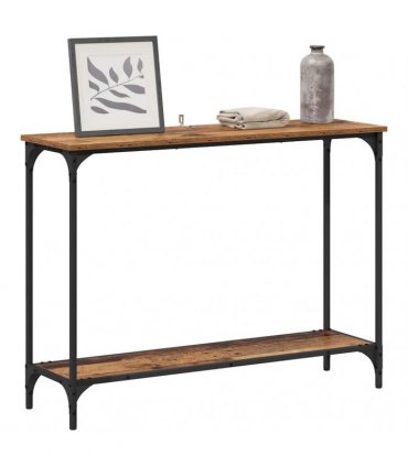 vidaXL Console Table Old wood 101 x 30.5 x 75 cm Engineered wood