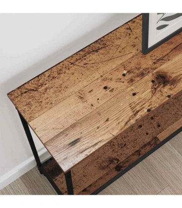 vidaXL Console Table Old wood 101 x 30.5 x 75 cm Engineered wood