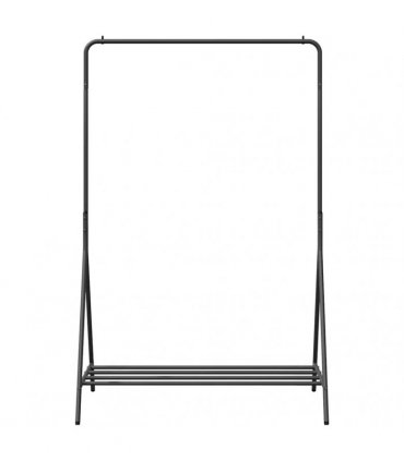vidaXL Clothes Rack with Storage Black 100 x 56 x 154 cm Steel