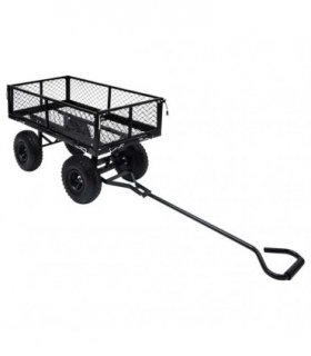 vidaXL Garden Hand Trolley Black 250 kg