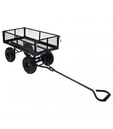 vidaXL Garden Hand Trolley Black 250 kg