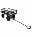vidaXL Garden Hand Trolley Black 250 kg