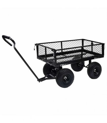 vidaXL Garden Hand Trolley Black 250 kg