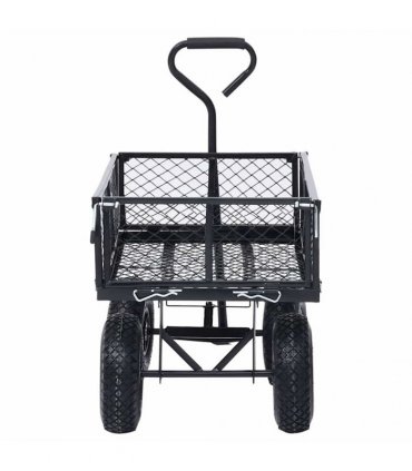 vidaXL Garden Hand Trolley Black 250 kg