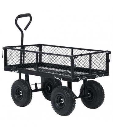 vidaXL Garden Hand Trolley Black 250 kg
