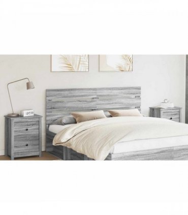 vidaXL Headboard Grey Sonoma Engineered Wood