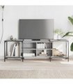 vidaXL TV Cabinet Grey Sonoma 153x37x50 cm Engineered Wood