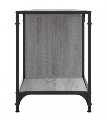 vidaXL TV Cabinet Grey Sonoma 153x37x50 cm Engineered Wood