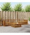 vidaXL Outdoor Sofa Set 5 pcs Natural Solid Acacia Wood
