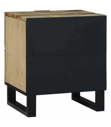 vidaXL Bedside Cabinet Natural 40 x 33 x 46 cm Engineered Wood