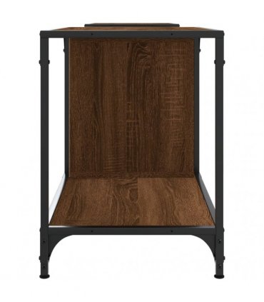 vidaXL TV Cabinet Brown Oak 203x37x50 cm Engineered Wood