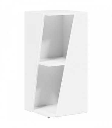 vidaXL Side Shelf White 33 x 32 x 70.5 cm Engineered Wood