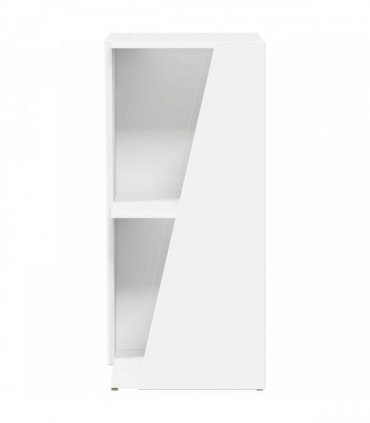 vidaXL Side Shelf White 33 x 32 x 70.5 cm Engineered Wood