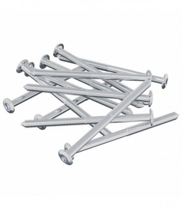 vidaXL Screw 1200 pcs Silver M6 x 85 mm Steel
