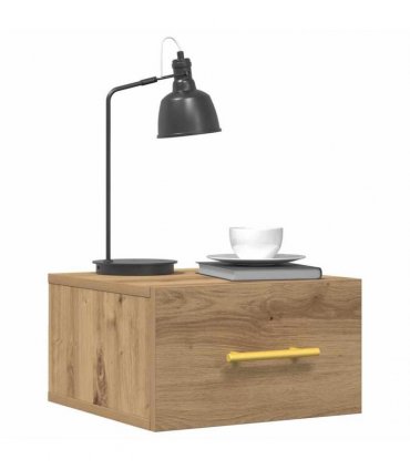 vidaXL Bedside Cabinet Artisan Oak 35 x 35 x 20 cm Engineered Wood
