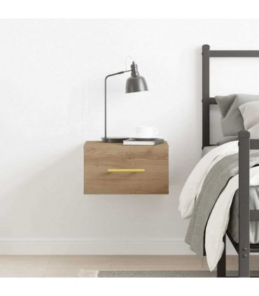 vidaXL Bedside Cabinet Artisan Oak 35 x 35 x 20 cm Engineered Wood