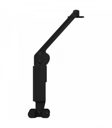 vidaXL Lid Support Hinge 12 pcs Black 192 x 32 x 50 mm Steel