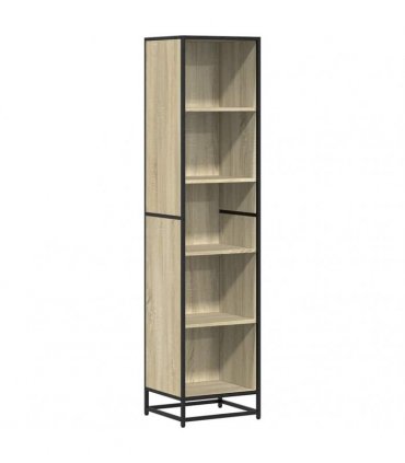 vidaXL Book Cabinet Sonoma Oak 40x35x170.5 cm Engineered Wood