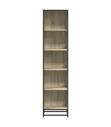 vidaXL Book Cabinet Sonoma Oak 40x35x170.5 cm Engineered Wood