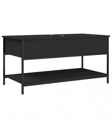 vidaXL Coffee Table | Black | Engineered wood, metal | Medium | Coffee Table
