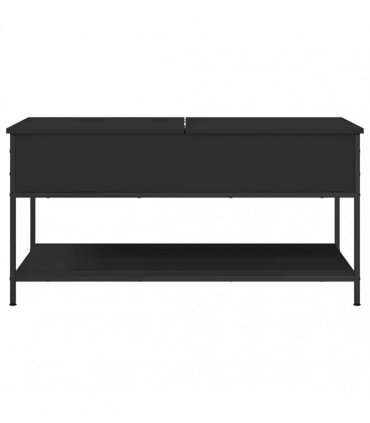 vidaXL Coffee Table | Black | Engineered wood, metal | Medium | Coffee Table